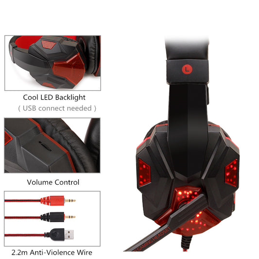 SOYTO SY830MV USB 7.1 LED Gaming Headphones