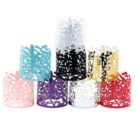 Ramadan Electronic Laser Cutout Candle Shades