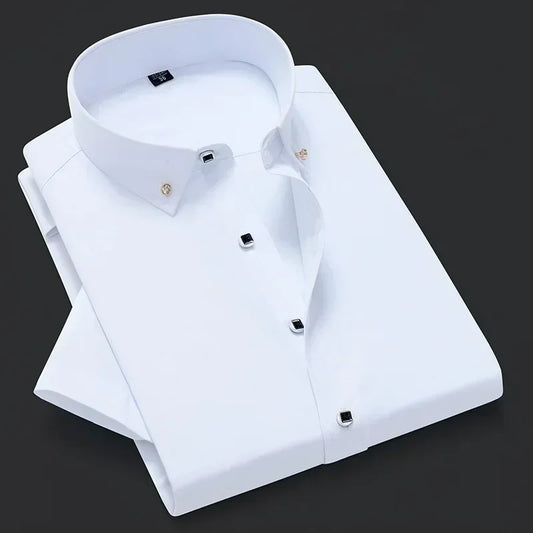 Men’s Luxury Casual & Wedding Dress Shirt – Slim Fit