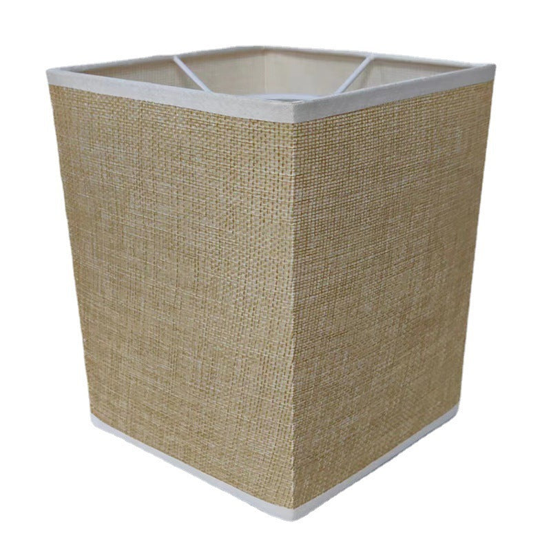 Square Linen Lampshade for Desk Lamp