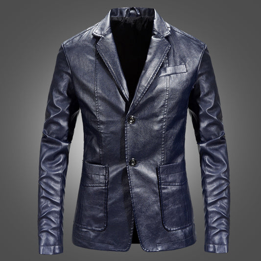 Men’s Spring Wear Leather Jacket