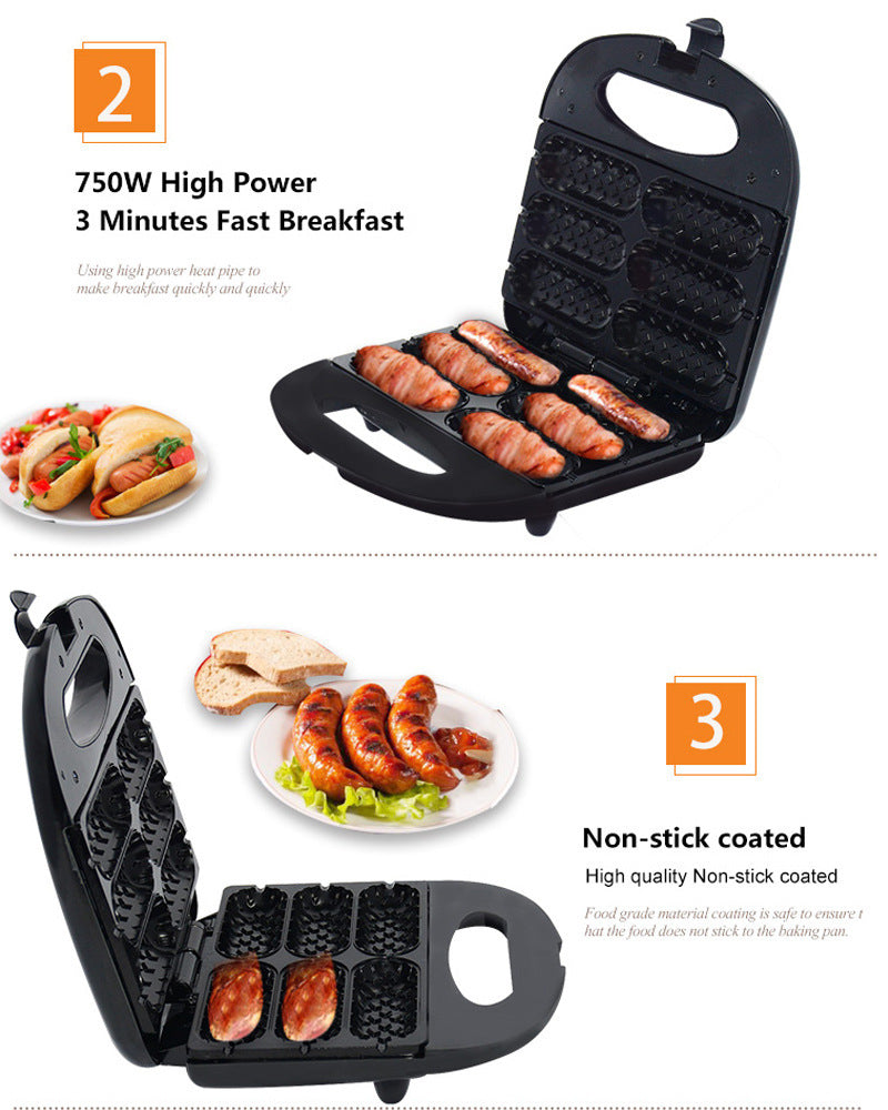 Hot Dog Sausage Roasting Frying Machine for Kitchen