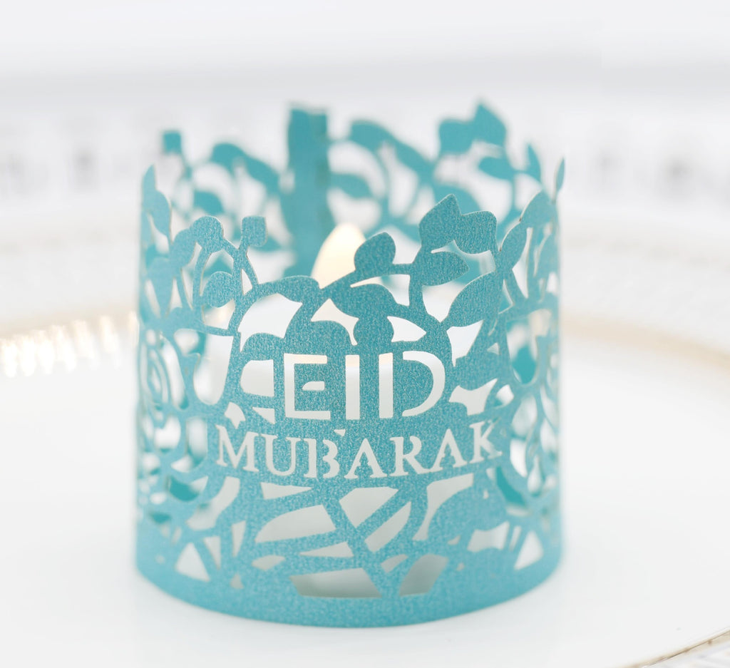 Ramadan Electronic Laser Cutout Candle Shades