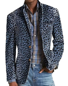 Men’s Classic Striped Plaid Suit