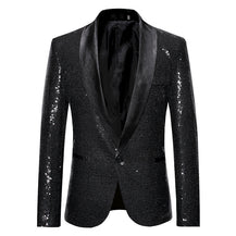 Men’s Sequined Casual Dance Suit