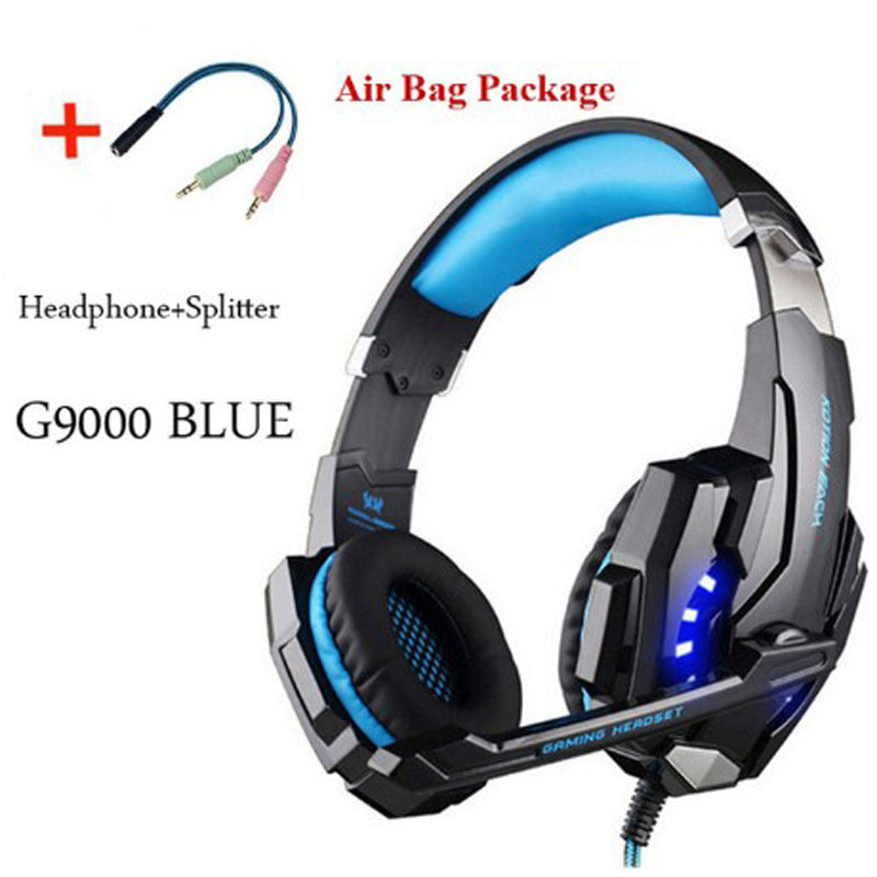 Gaming Headset with Surround Sound, Deep Bass, and Microphone