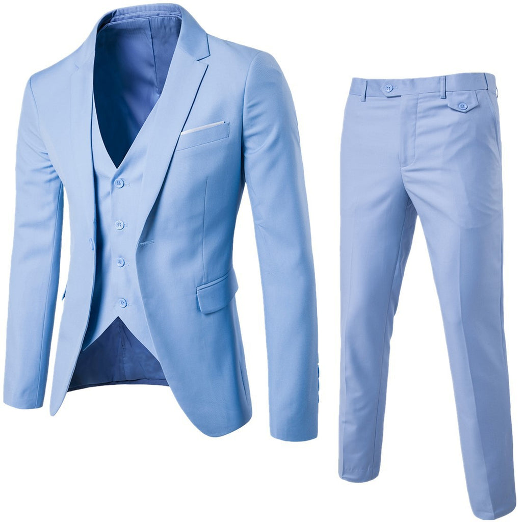 Men’s Cotton Blend Business Suit