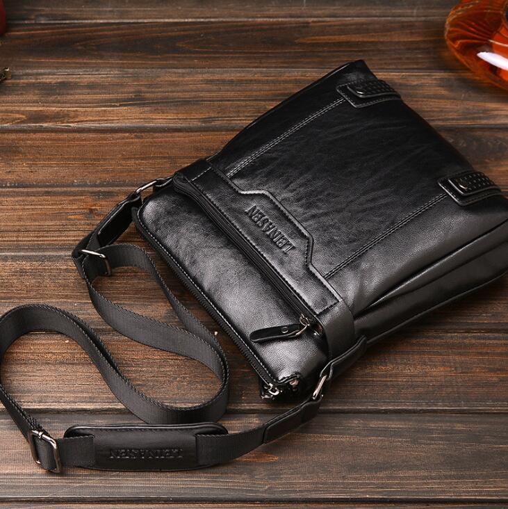Men's Soft Messenger Bag
