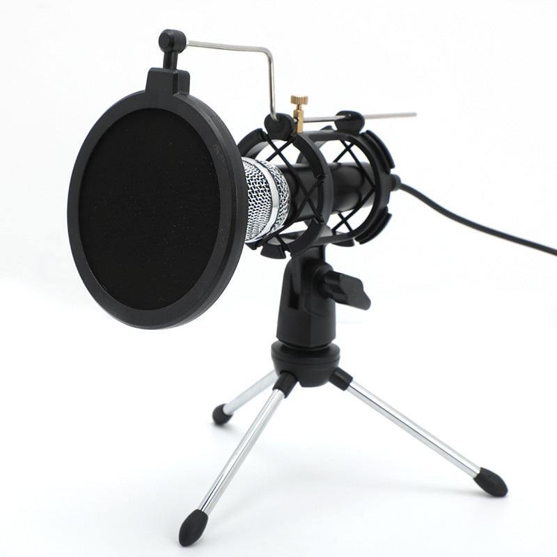 Mini Live Broadcast Microphone with Stand