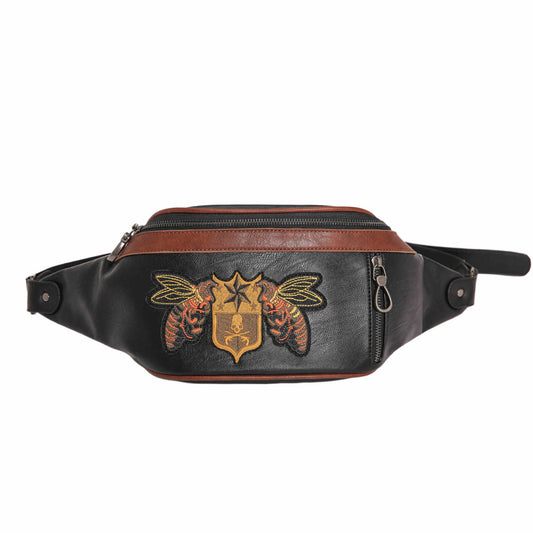 Small Leather Streetwear Bag for Men & Women