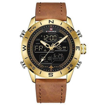 NAVIFORCE Military Gold Luxury Men’s Watch