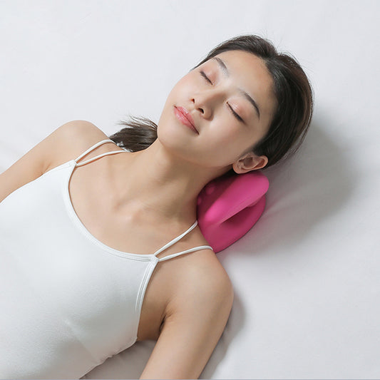 Cervical Pillow with Traction and Massage Support