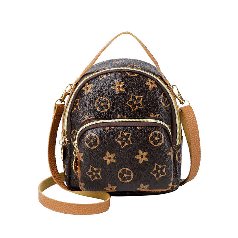 Portable Classic Plaid Backpack for Daily Use