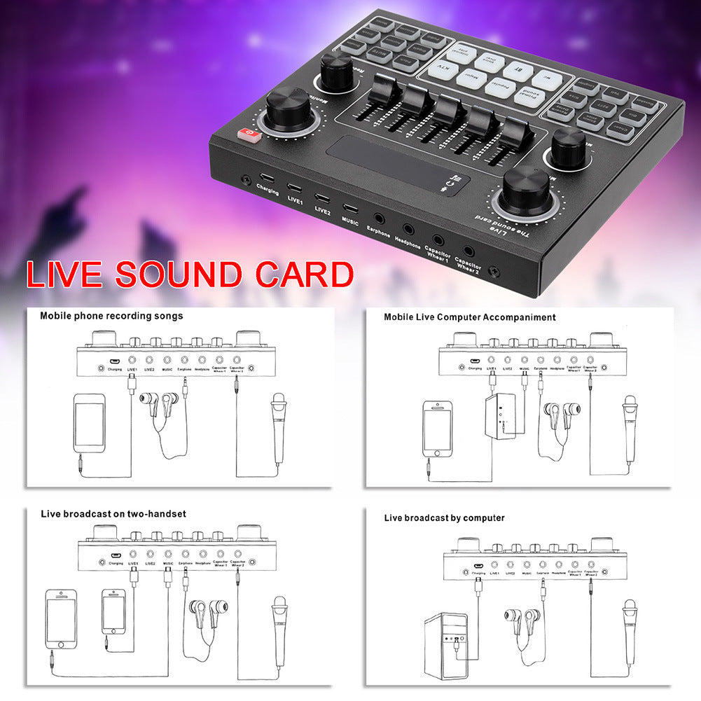 V9 Live Sound Card Set for Mobile Phone