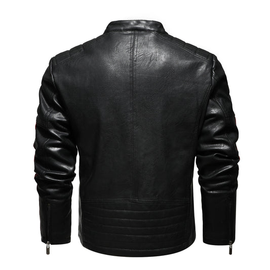 Men's Classic Motorcycle Leather Jacket