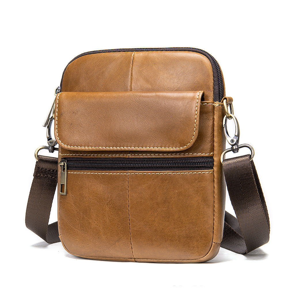 Genuine Leather Crossbody & Large Bag for Man