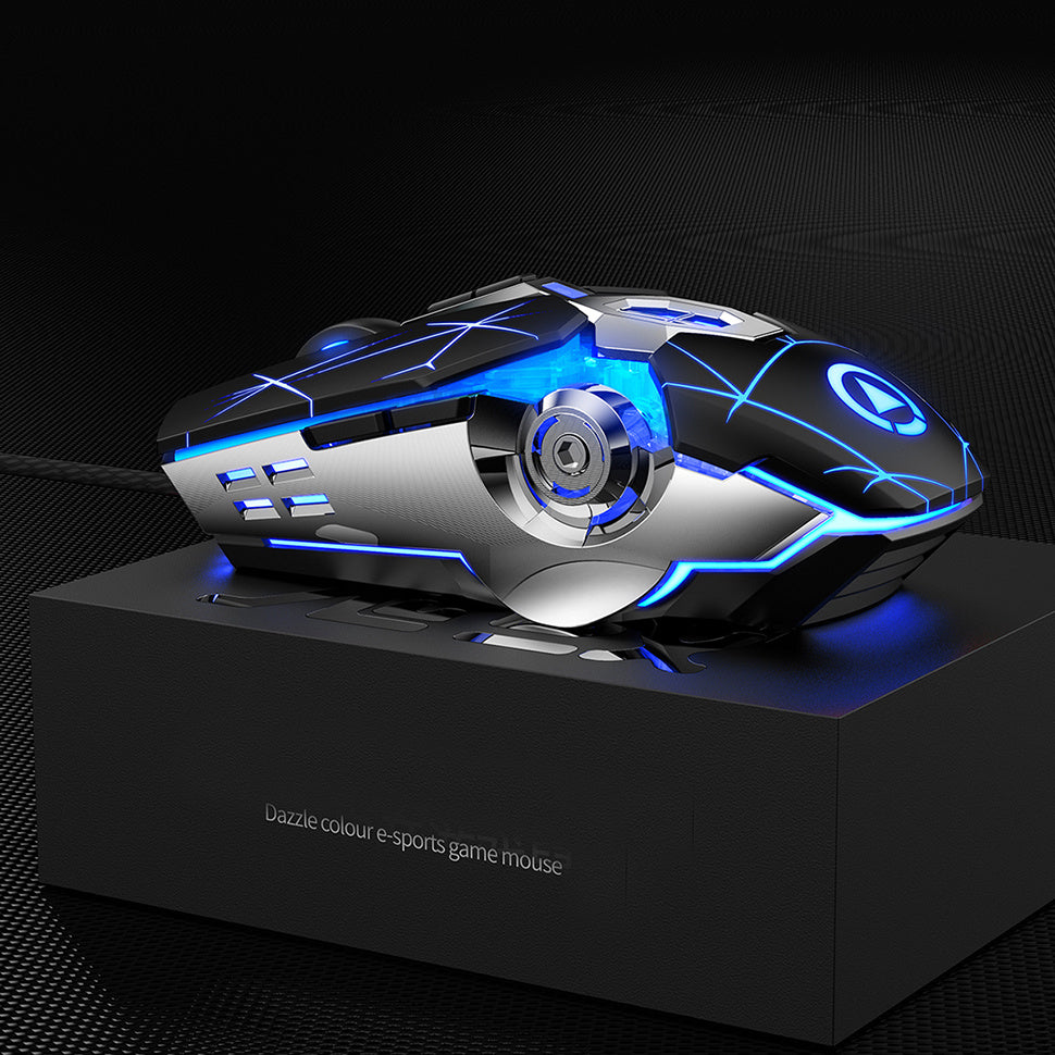 Silent Wired Gaming Mouse for Desktop and Laptop