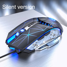 Silent Wired Gaming Mouse for Desktop and Laptop