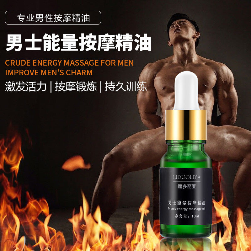 Men’s Massage Oil for Energy and Wellness