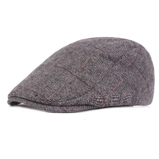 Warm British Style Peaked  Cap