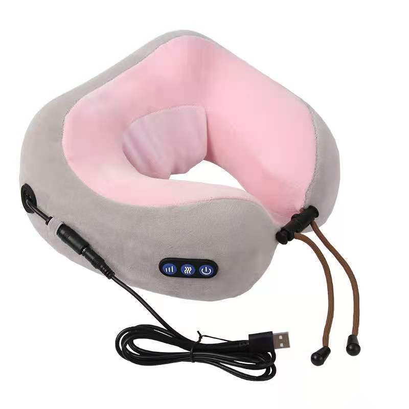 U-shaped Rechargeable Neck Massage Pillow