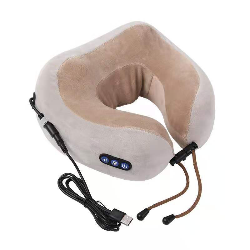 U-shaped Rechargeable Neck Massage Pillow