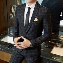 Men's Korean-style Business Suit