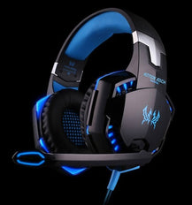 Gaming Headset with Surround Sound, Deep Bass, and Microphone