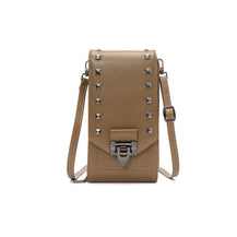 Women’s Rivet Design Mobile Phone Shoulder Bag