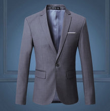 Men’s One-Button Suit for Spring and Autumn