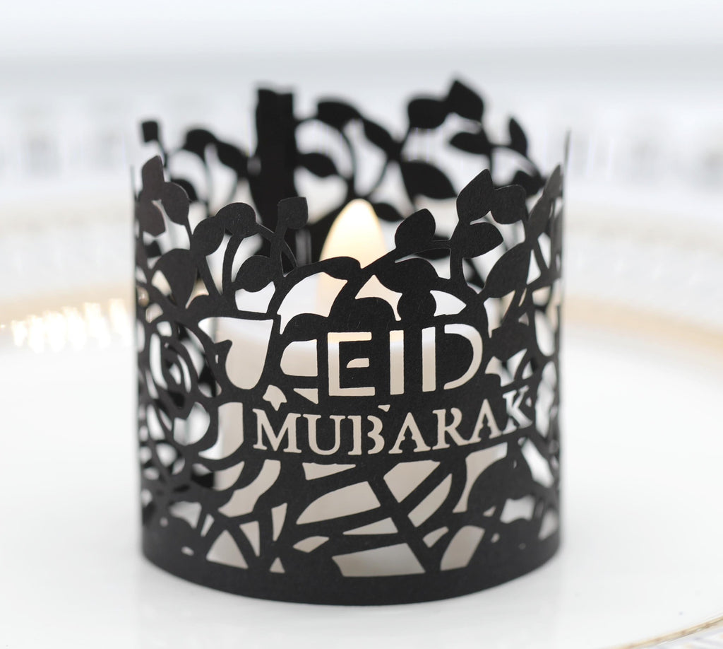 Ramadan Electronic Laser Cutout Candle Shades
