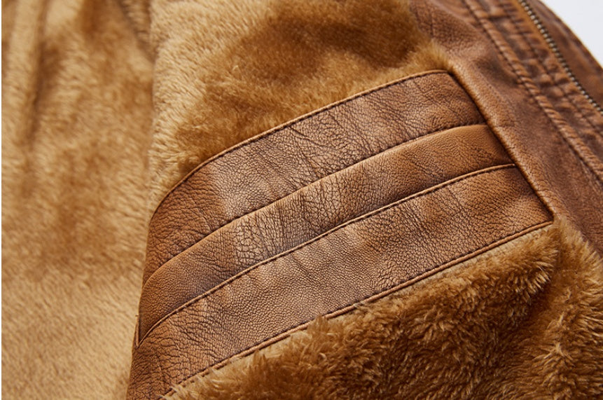 Men's Trendy New Leather Jacket