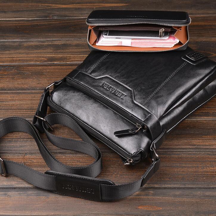 Men's Soft Messenger Bag