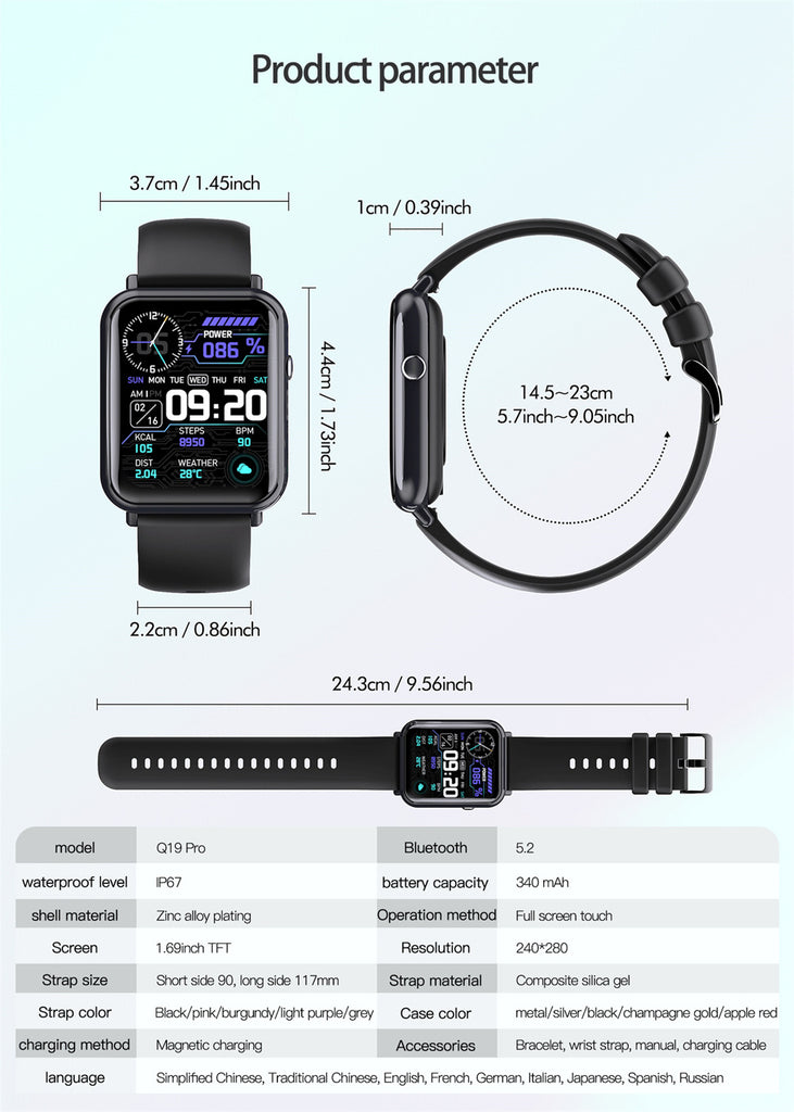 Large Battery Waterproof Smartwatch