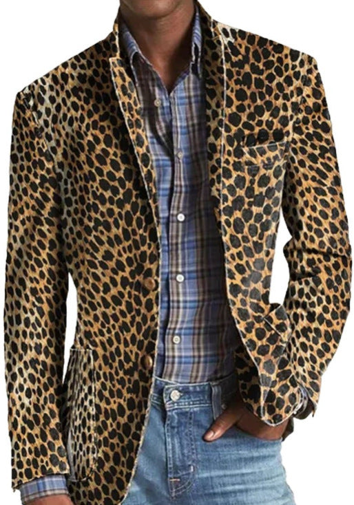 Men’s Classic Striped Plaid Suit