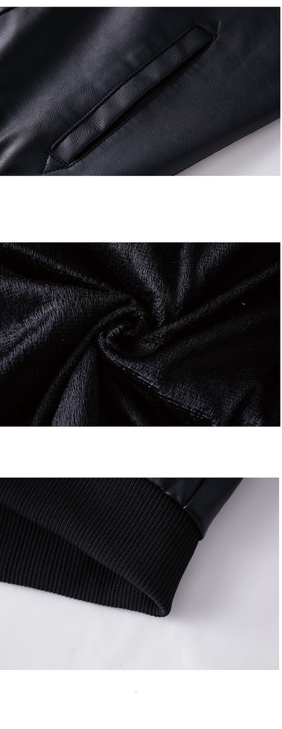 Premium Men's Washed Leather Jacket