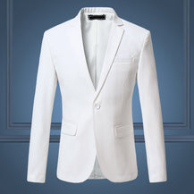 Men’s One-Button Suit for Spring and Autumn
