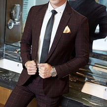 Men's Korean-style Business Suit