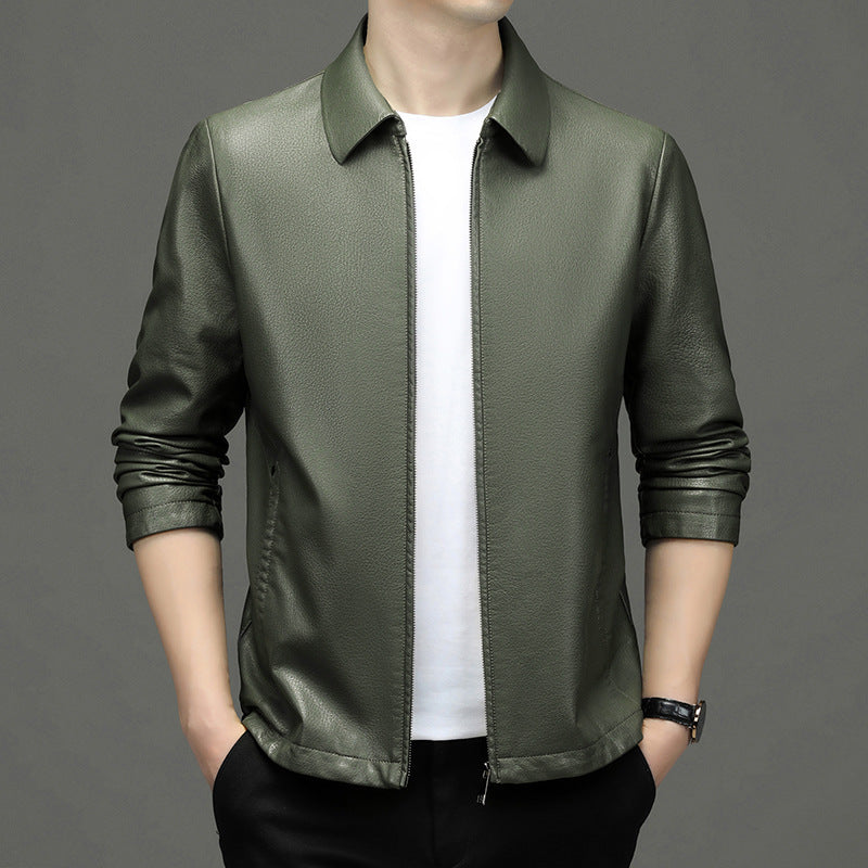 Men’s Eco-Friendly Stylish Leather Jacket