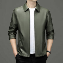 Men’s Eco-Friendly Stylish Leather Jacket