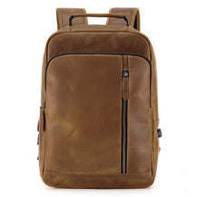Men's Crazy Horse Leather Backpack