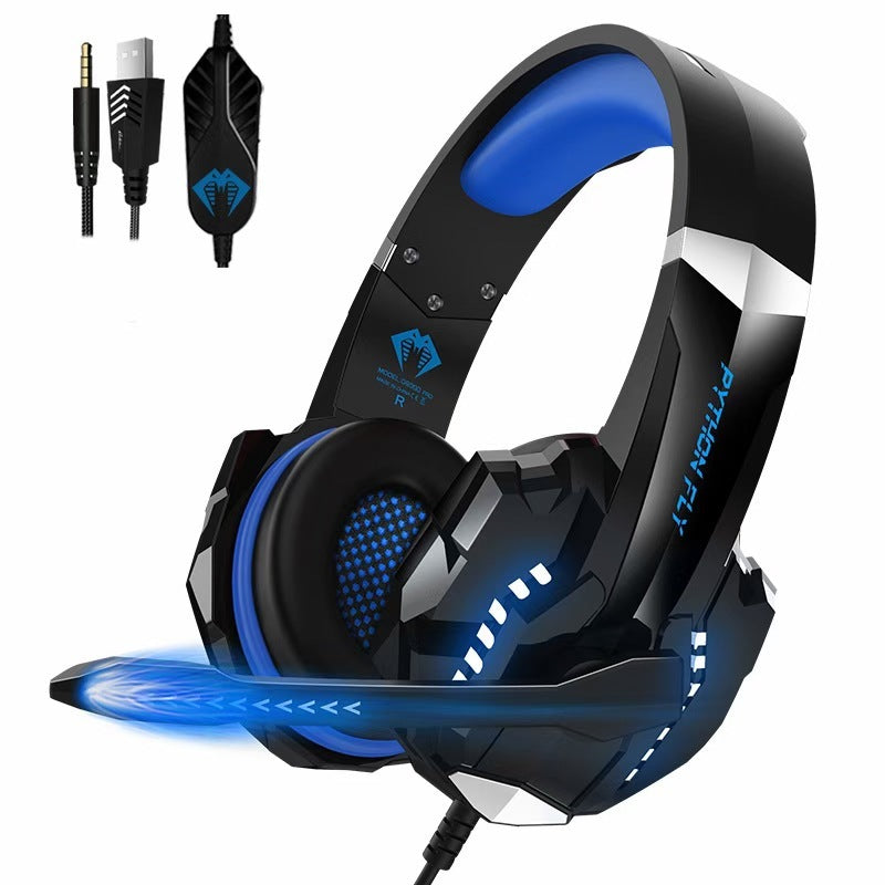 Multicolor Wired Gaming Headphones with Microphone