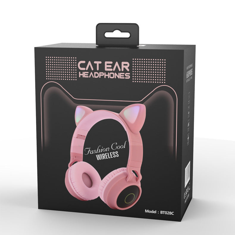 Kids Cat Ear Bluetooth Headphones