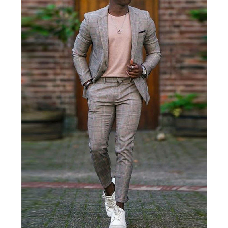 Stylish Two-Piece Digital Print Suit