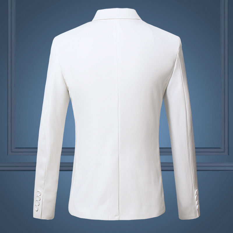 Men’s One-Button Suit for Spring and Autumn