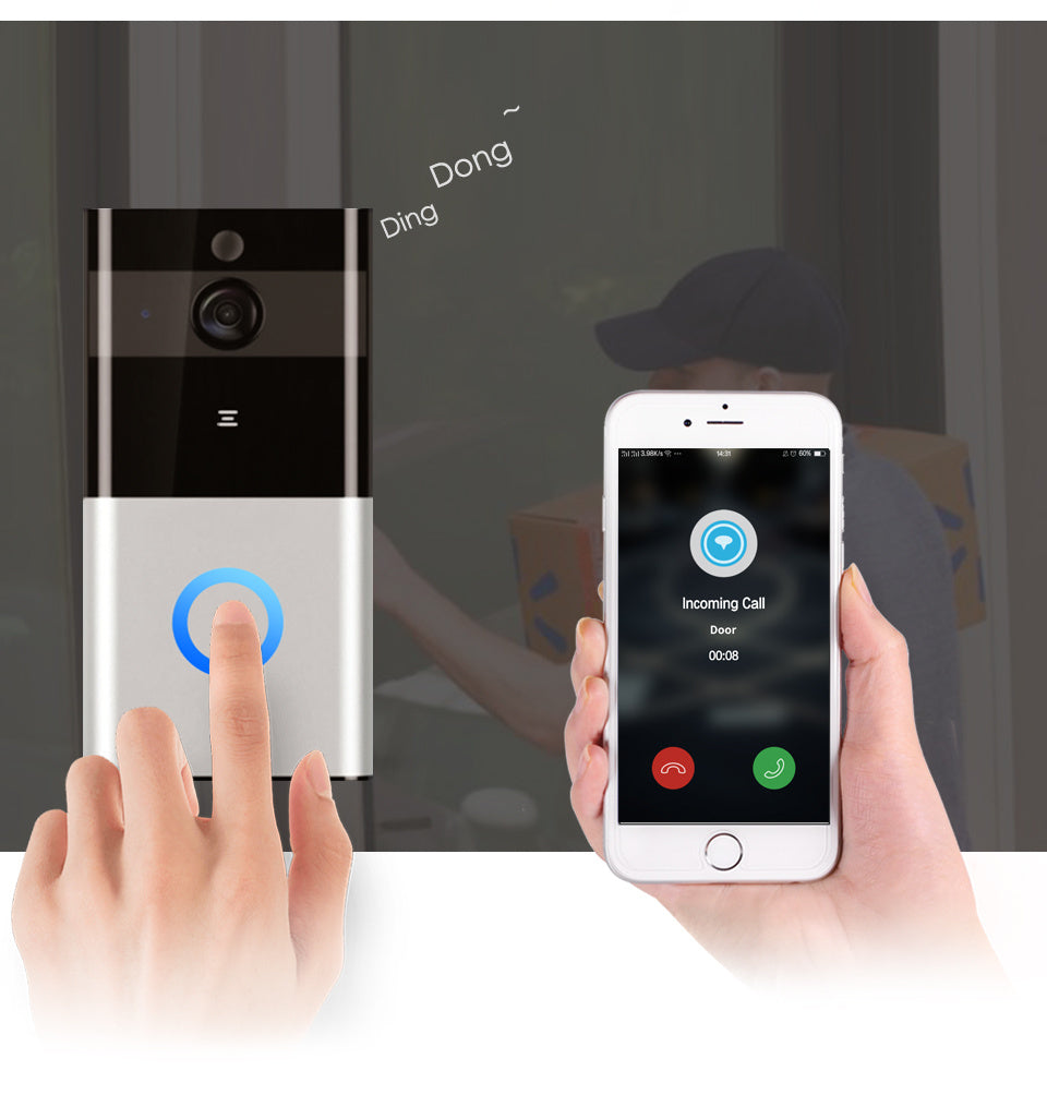 Marlboze 720P WiFi Smart Video Doorbell