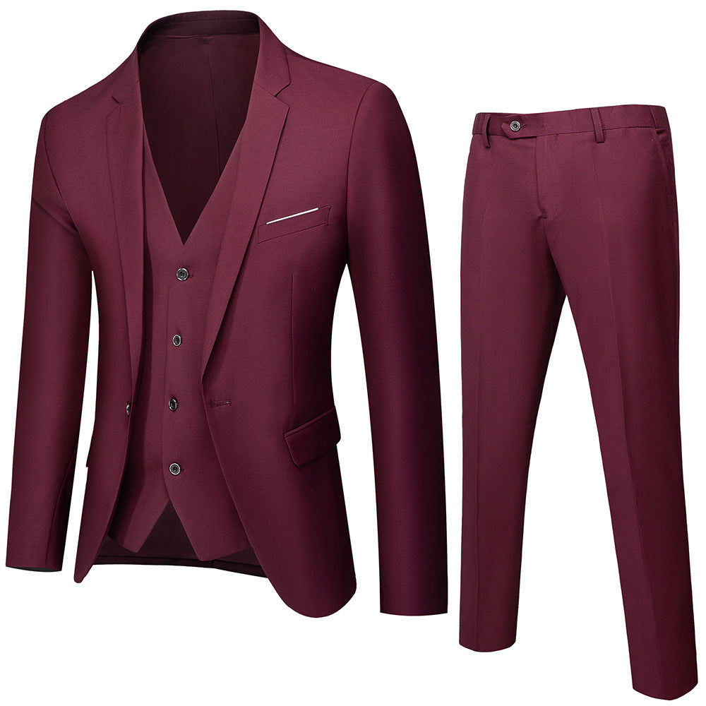 Men’s Korean Style Two-Piece Suit