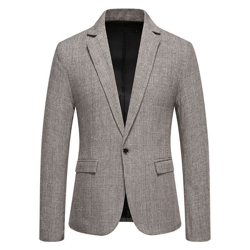 Men’s European Size Woolen Small Coat
