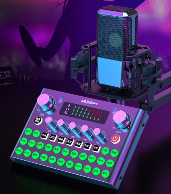 F007 Plus Live Broadcast Microphone Kit