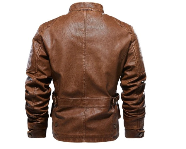 Men's Trendy New Leather Jacket